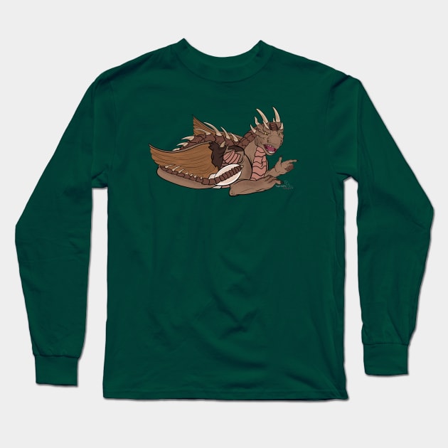 Draco Dragonheart Long Sleeve T-Shirt by tygerwolfe